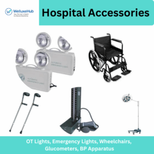 Essential hospital accessories and medical supplies – healthcare products for hospitals, clinics, and medical centers.
