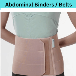 alt="Abdominal binder belt for post-surgery or abdominal support – adjustable compression
